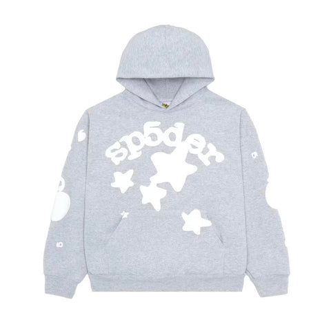 SP5DER BELUGA HOODIE HEATHER GREY