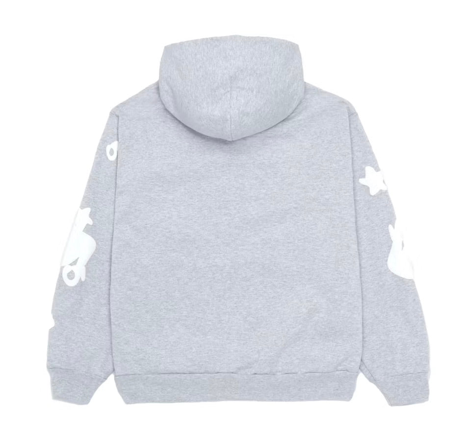 SP5DER BELUGA HOODIE HEATHER GREY