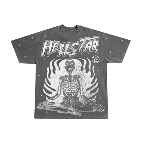 HELLSTAR INNER PEACE WASHED BLACK T-SHIRT