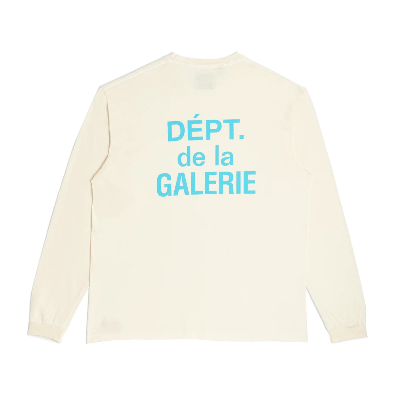 GALLERY DEPT FRENCH LOGO LONG SLEEVE CREAM / BLUE