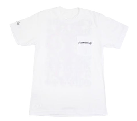 CHROME HEARTS EYE CHART DAGGER T-SHIRT WHITE