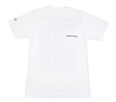 CHROME HEARTS EYE CHART DAGGER T-SHIRT WHITE