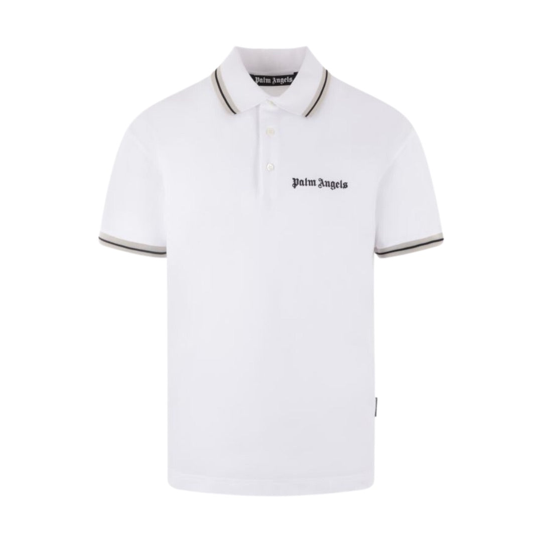 PALM ANGELS CLASSIC POLO WHITE