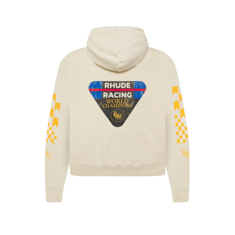 RHUDE WORLD CHAMPION HOODIE CREAM