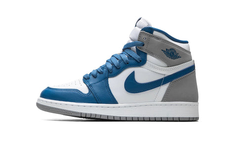 JORDAN 1 RETRO HIGH OG TRUE BLUE (GS)