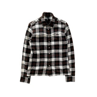CHROME HEARTS FLANNEL JACKET NAVY / RED / WHITE