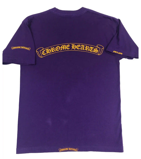 CHROME HEARTS LAKERS T-SHIRT PURPLE