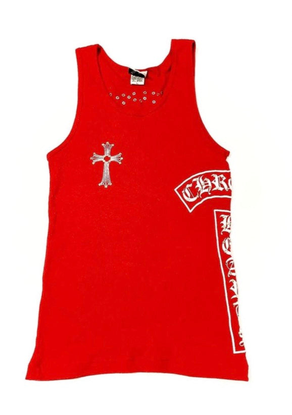 CHROME HEARTS TANK TOP RED