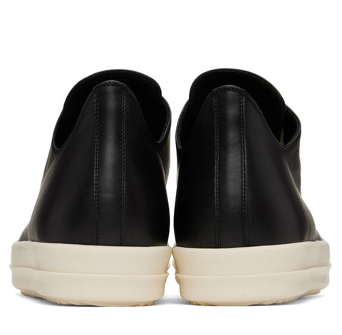 RICK OWENS BLACK MILK LOW SNEAKERS