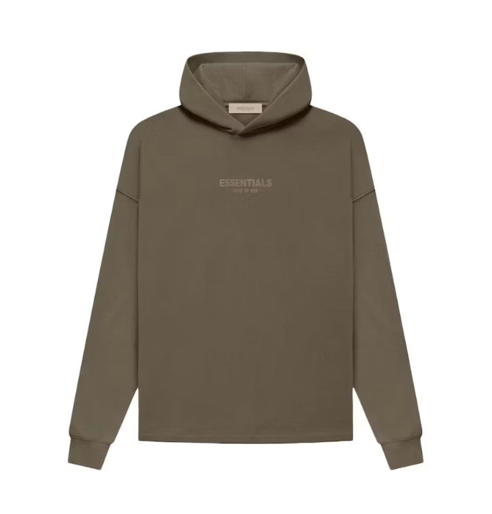 ESSENTIALS CLOTHING ESSENTIALS FOG RELAXED HOODIE WOOD