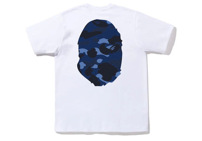 BAPE COLOR CAMO BIG APE HEAD TEE WHITE/BLUE