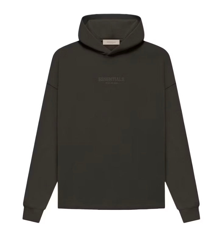 ESSENTIALS FOG RELAXED HOODIE OFF BLACK