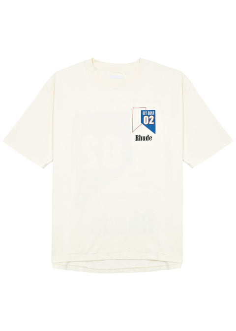 RHUDE 02 T-SHIRT CREAM