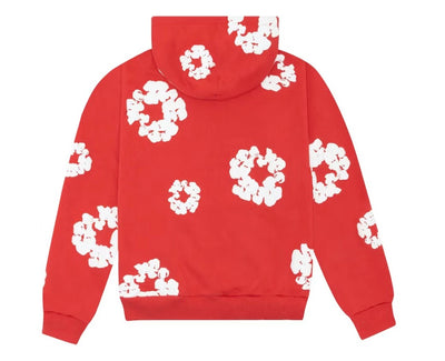 DENIM TEARS COTTON WREATH HOODIE RED