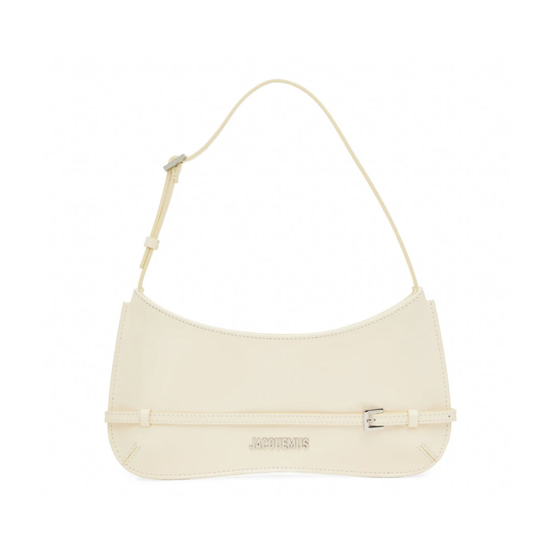 JACQUEMUS LE CHOUCHOU BISOU CEINTURE BAG OFF WHITE