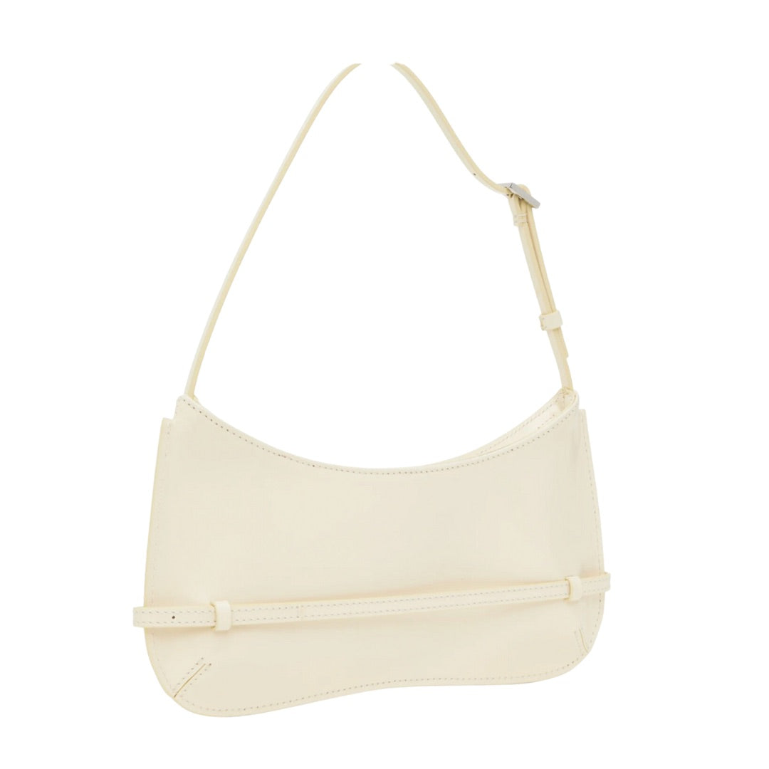 JACQUEMUS LE CHOUCHOU BISOU CEINTURE BAG OFF WHITE