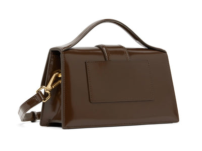 JACQUEMUS LE GRAND BAMBINO BAG BROWN
