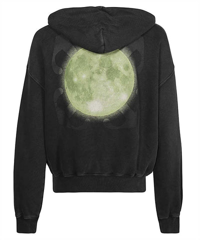 OFF WHITE SUPER MOON HOODIE BLACK