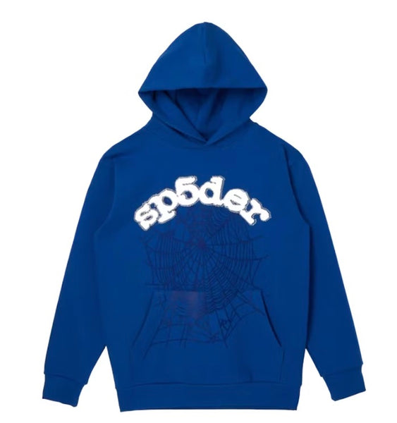 SP5DER WEBSUIT HOODIE BLUE – ONE OF A KIND