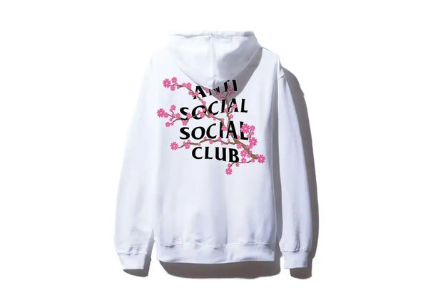 ANTI SOCIAL SOCIAL CLUB CHERRY BLOSSOMS HOODIE WHITE – ONE OF A KIND