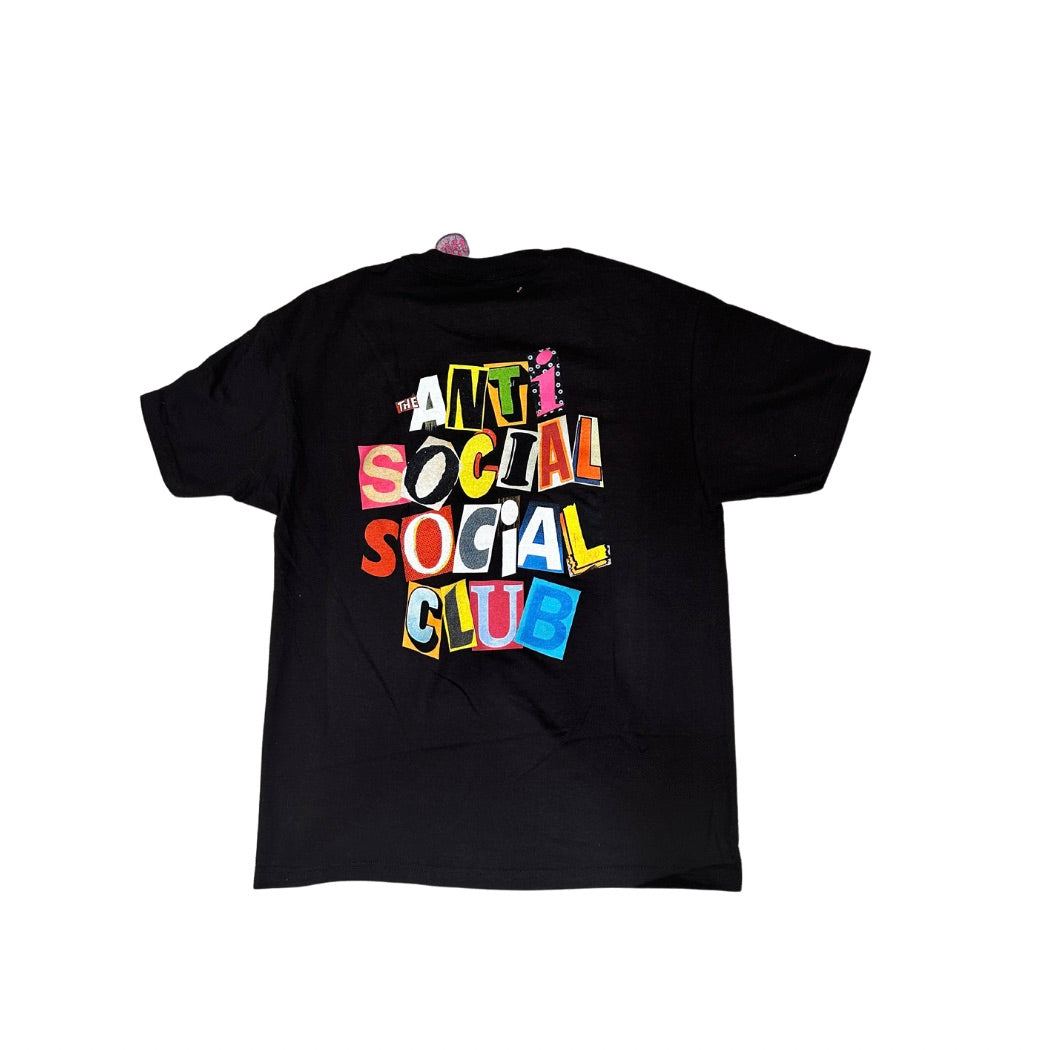 ANTI SOCIAL SOCIAL CLUB TORN PAGES OF OUR STORY TEE BLACK