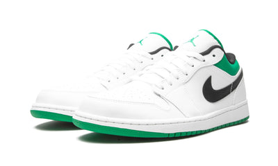 JORDAN 1 LOW WHITE LUCKY GREEN BLACK