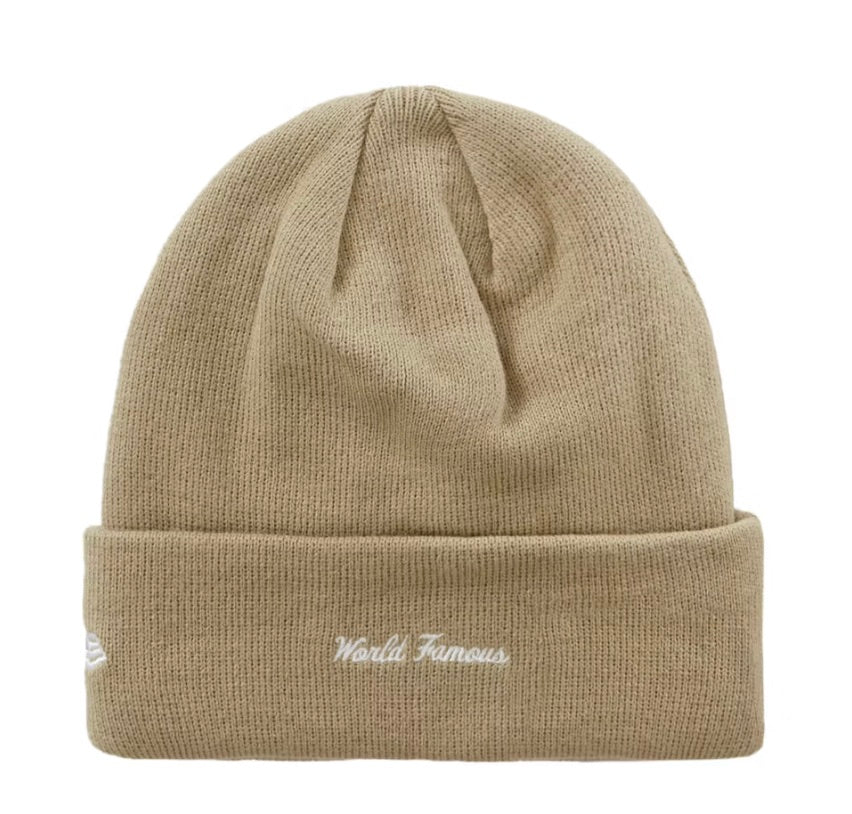 SUPREME NEW ERA BOX LOGO BEANIE DARK SAND (FW23) – ONE OF A KIND