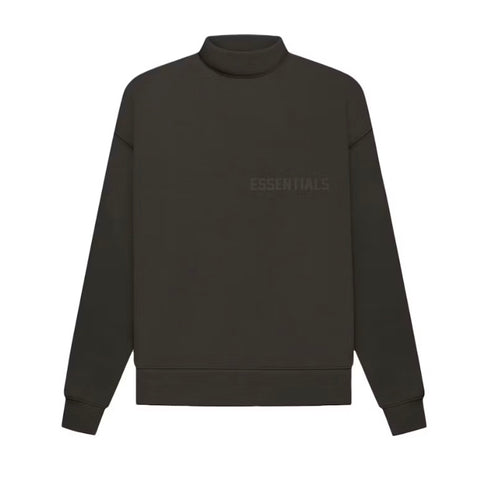 ESSENTIALS FOG MOCKNECK OFF BLACK