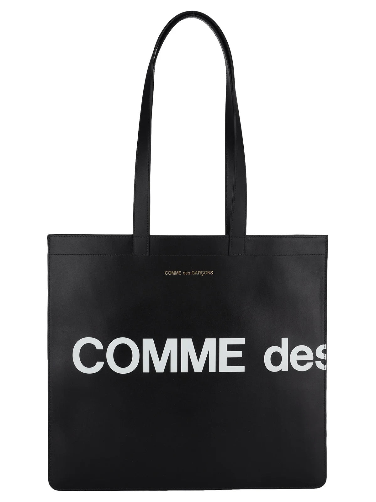 COMME DES GARÇONS BLACK PRINTED TOTE BAG