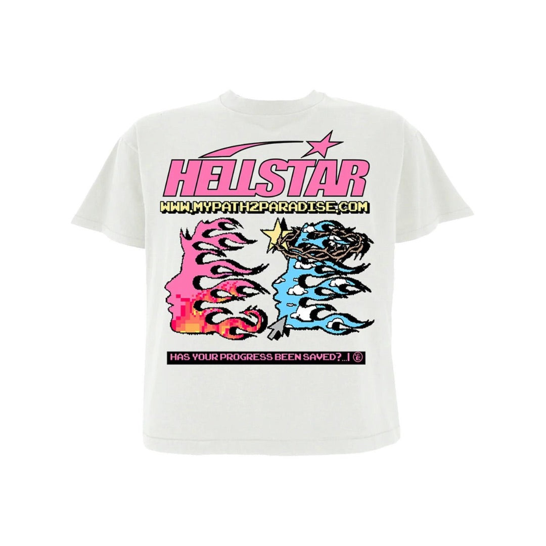 HELLSTAR PIXEL T-SHIRT WHITE