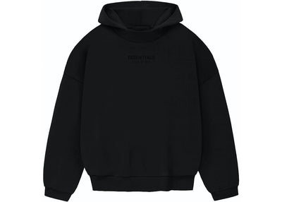 ESSENTIALS FOG HOODIE JET BLACK