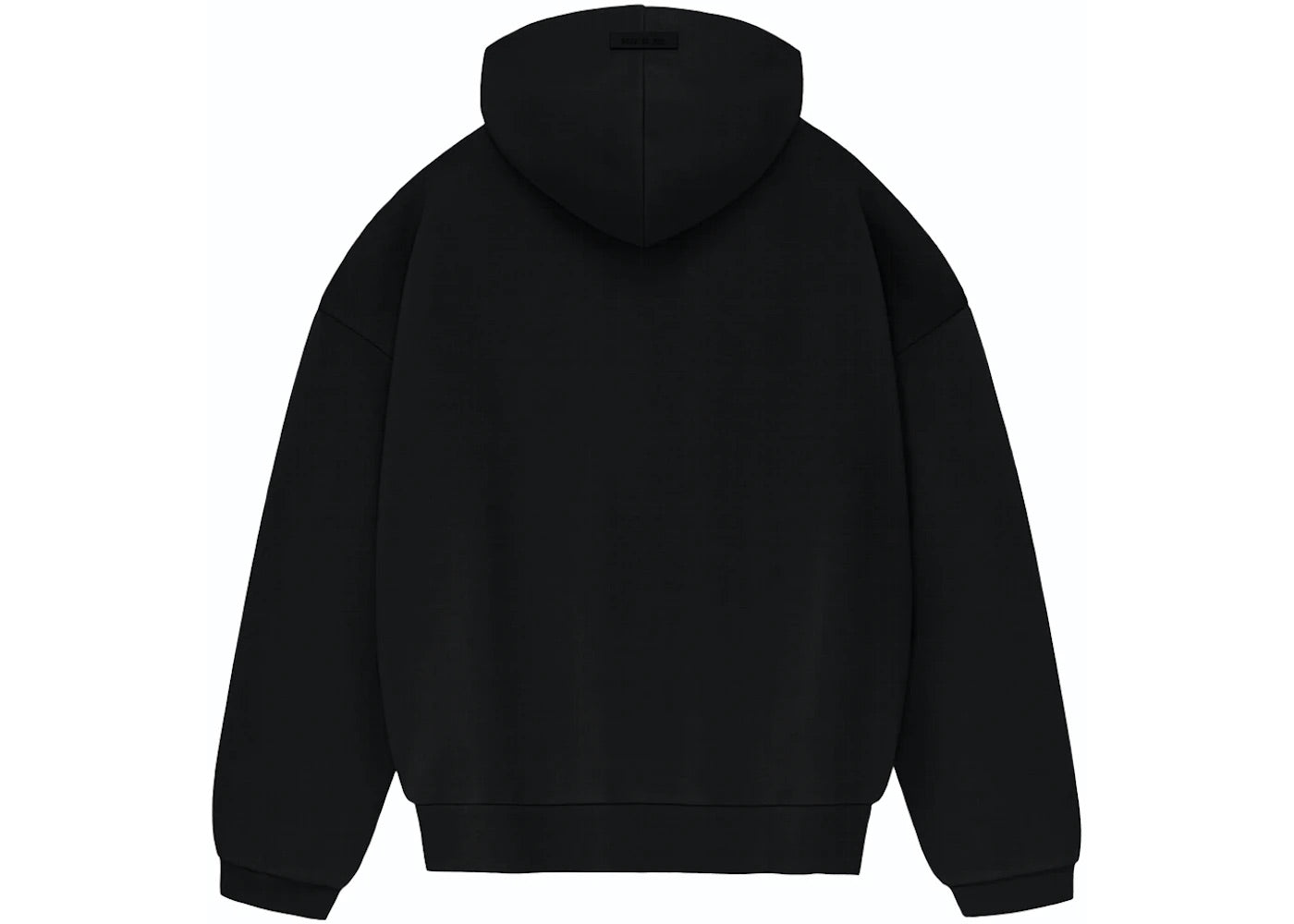 ESSENTIALS FOG HOODIE JET BLACK