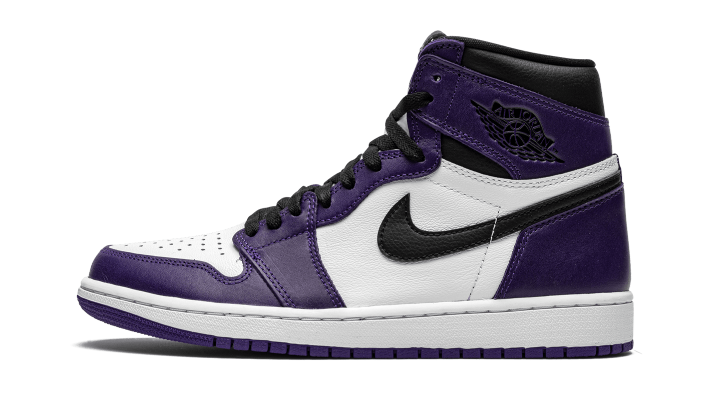 JORDAN SHOES JORDAN 1 HIGH COURT PURPLE WHITE