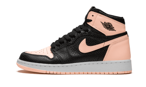 JORDAN SHOES JORDAN 1 HIGH BLACK CRIMSON TINT GS