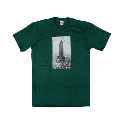 SUPREME CLOTHING SUPREME MIKE KELLEY EMPIRE STATE TEE GREEN