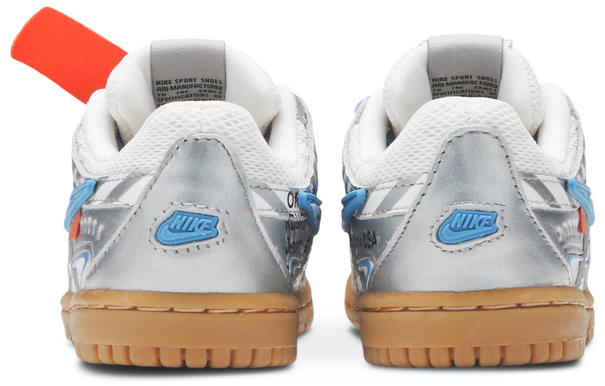 NIKE RUBBER DUNK OFF WHITE UNC BLUE (TD) – ONE OF A KIND