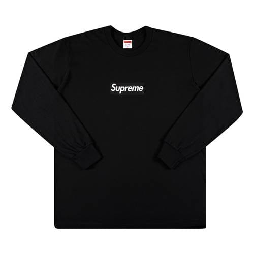 SUPREME CLOTHING SUPREME BOX LOGO L/S BLACK