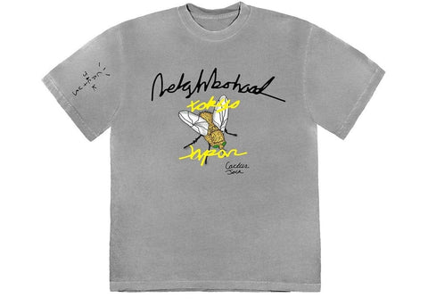 TRAVIS SCOTT CLOTHING TRAVIS SCOTT X NEIGHBORHOOD T-SHIRT GREY