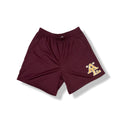 ALLIVIR LEAGUE CLOTHING ALLIVIR LEAGUE F/W MESH BASKETBALL SHORTS MAROON