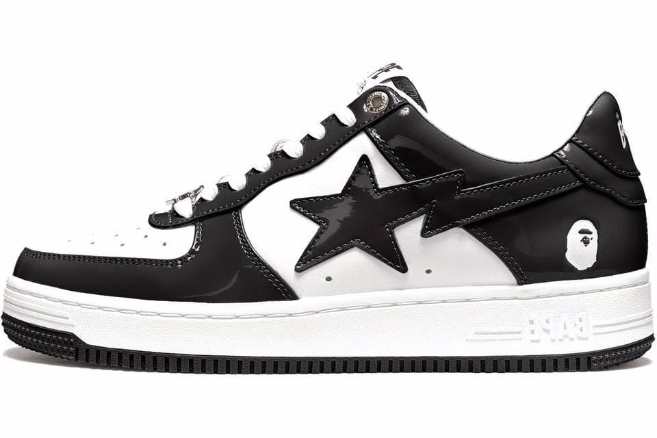 BAPE SHOES A BATHING APE BAPE STA LOW BLACK