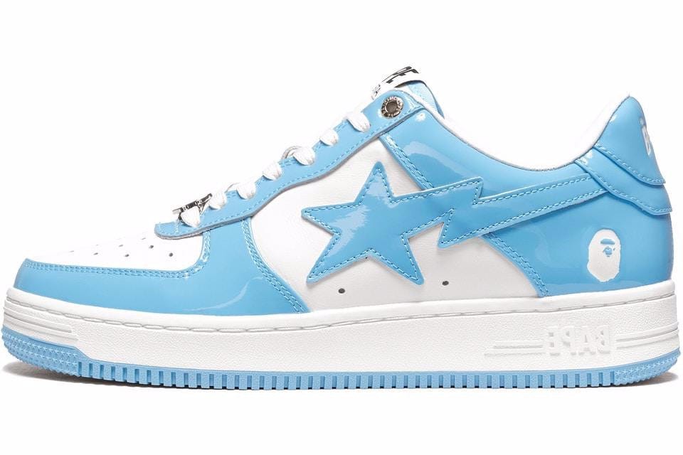 BAPE SHOES A BATHING APE BAPE STA LOW BLUE 001FWH701001SAXA