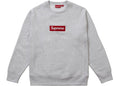 Supreme Clothing SUPREME BOX LOGO CREWNECK (FW18) GREY/RED