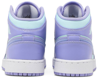 JORDAN SHOES JORDAN 1 MID 'AQUA PURPLE' GS 554725500
