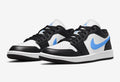 JORDAN SHOES JORDAN 1 LOW BLACK UNIVERSITY BLUE WHITE (W)