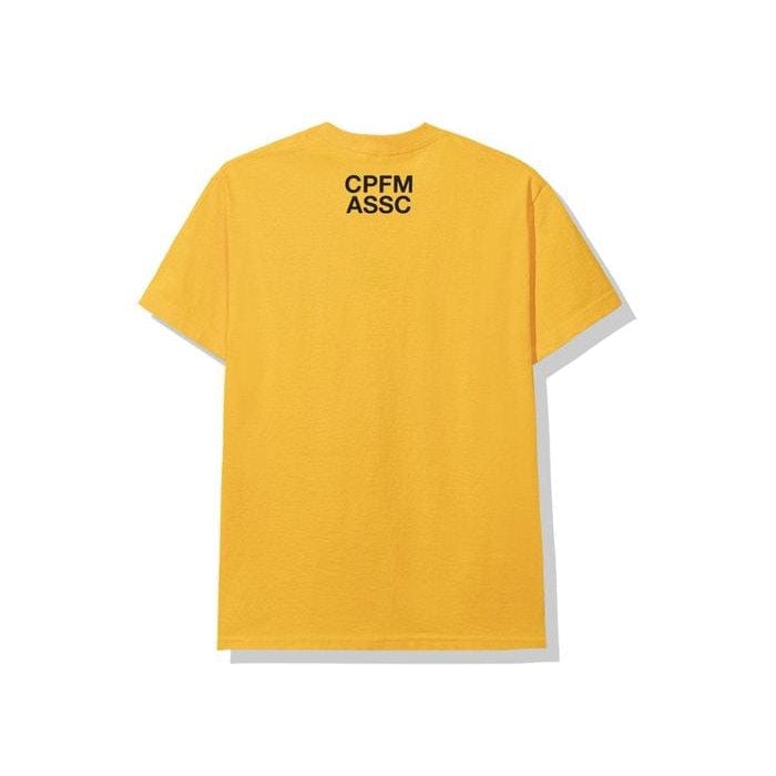 ANTI SOCIAL SOCIAL CLUB CLOTHING ANTI SOCIAL SOCIAL CLUB X CPFM TEE YELLOW DO NOT TOUCH