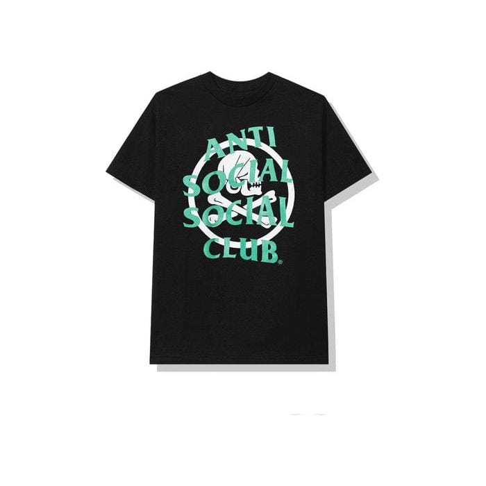 ANTI SOCIAL SOCIAL CLUB CLOTHING ANTI SOCIAL SOCIAL CLUB X NEIGHBORHOOD CAMBERED TEE BLACK