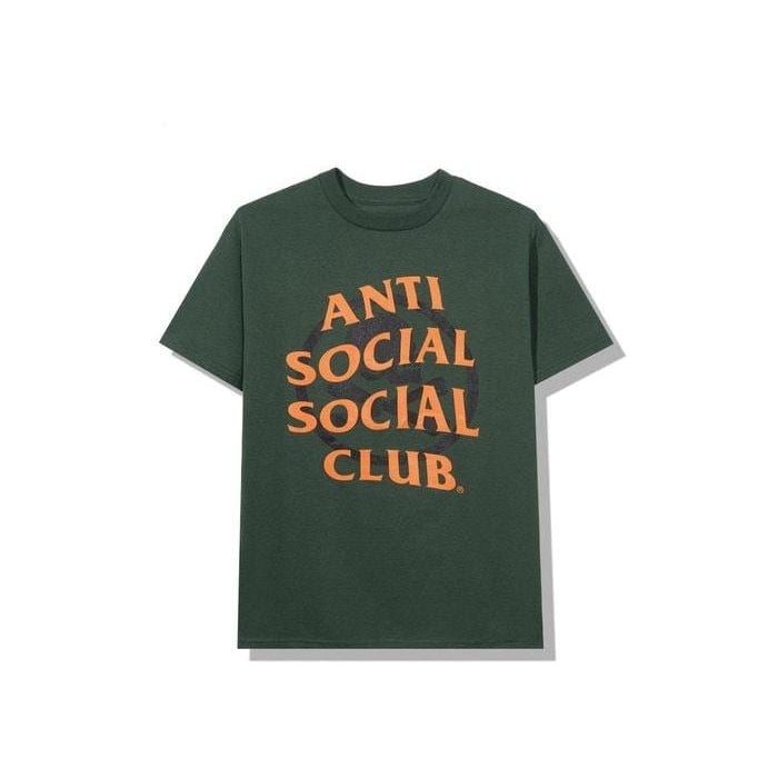 ANTI SOCIAL SOCIAL CLUB CLOTHING ANTI SOCIAL SOCIAL CLUB X NEIGHBORHOOD CAMBERED TEE GREEN