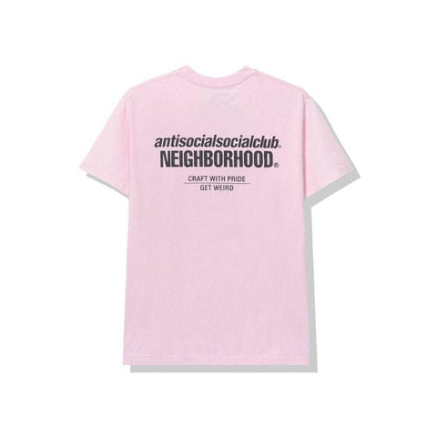ANTI SOCIAL SOCIAL CLUB CLOTHING ANTI SOCIAL SOCIAL CLUB X NEIGHBORHOOD CAMBERED TEE PINK ASC-XNCPTTPK