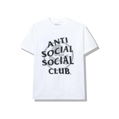 ANTI SOCIAL SOCIAL CLUB CLOTHING ANTI SOCIAL SOCIAL CLUB X NEIGHBORHOOD CAMBERED WHITE TEE