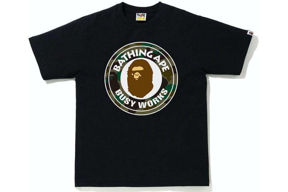 BAPE CLOTHING BAPE ABC CAMO BUSY WORKS BLACK / GREEN